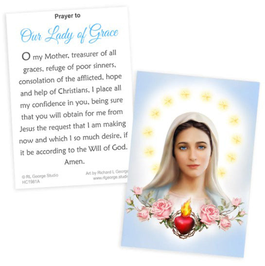 Most Loving Mother Holy Card