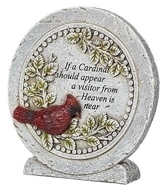 Cardinal Memorial Standing Plaque