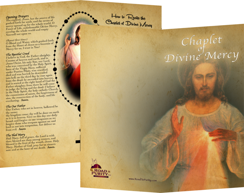 Chaplet of Divine Mercy Prayer Card