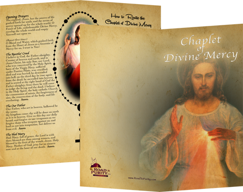 Chaplet of Divine Mercy Prayer Card