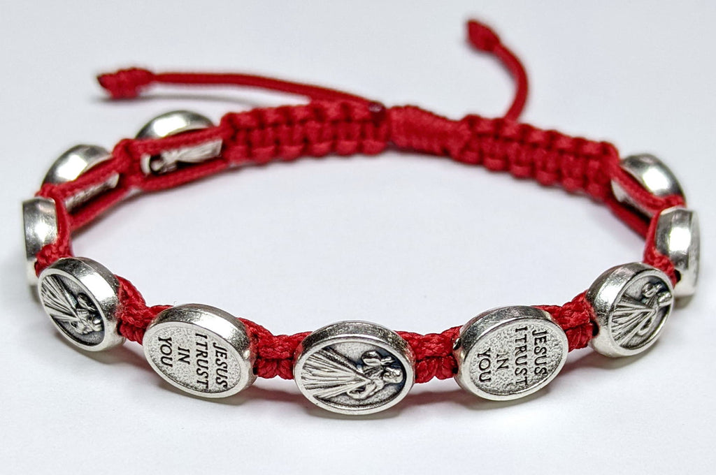 Divine Mercy Corded Bracelet