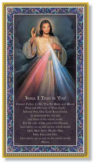 Divine Mercy Plaque - Catholic Shoppe USA