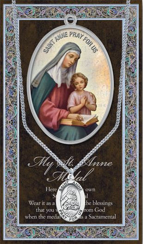 St. Anne Medal - Catholic Shoppe USA