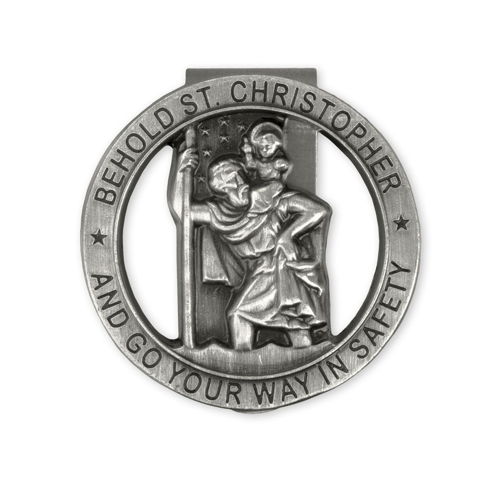 St. Christopher Visor Clip