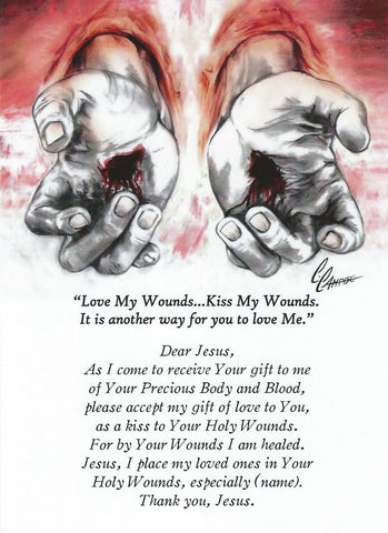 The Wounded Hands of Jesus - Catholic Shoppe USA 