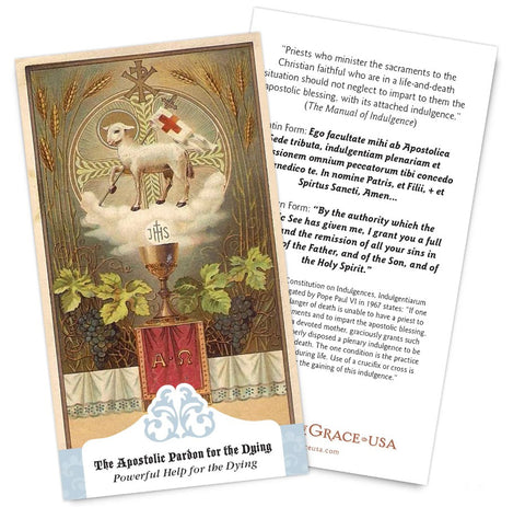 Apostolic Pardon Card