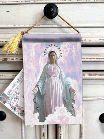 Blessing Pouch - Our Lady of Medjugorje Queen of Peace