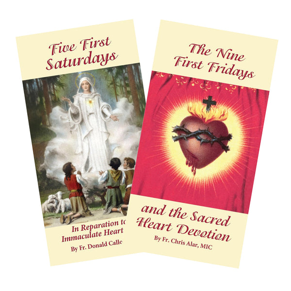 Five First Saturdays & The Nine First Fridays Prayer Pamphlets ...