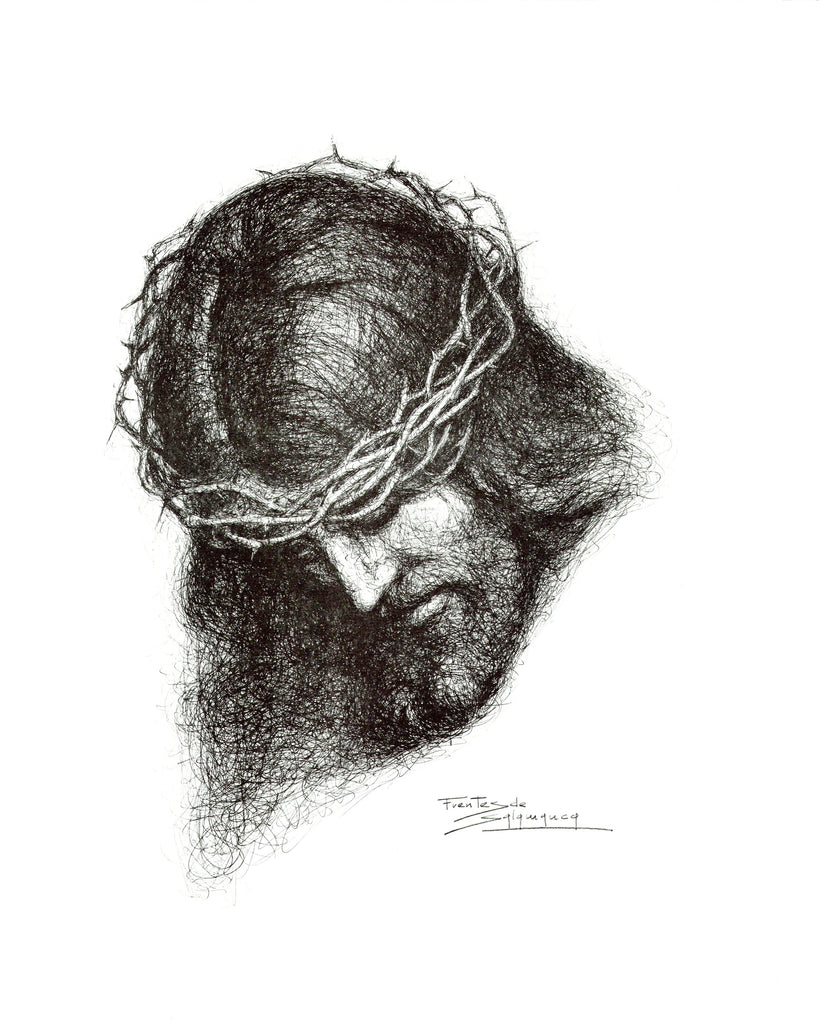Portraits of Jesus and Mary by Jose Fuentes de Salamanca