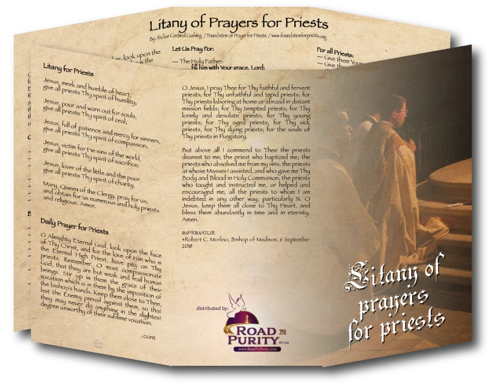 Litany of Prayers for Priests