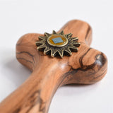 Olive Wood Comfort Prayer Cross