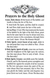 Prayers to the Holy Ghost Prayer Card