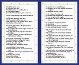 The Homemaker's Litany Prayer Card