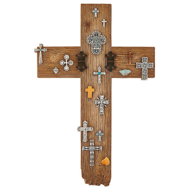 Weathered Splendor Wall Cross