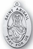 Sterling Silver Patron Saint Medals - Female Saints - Catholic Shoppe USA - 1