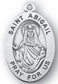 Sterling Silver Patron Saint Medals - Female Saints - Catholic Shoppe USA - 1