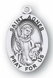 Sterling Silver Patron Saint Medals - Female Saints - Catholic Shoppe USA - 3