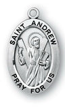 Sterling Silver Patron Saint Medals - Male Saints - Catholic Shoppe USA - 2