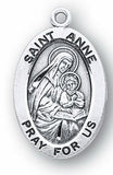 Sterling Silver Patron Saint Medals - Female Saints - Catholic Shoppe USA - 6