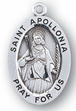 Sterling Silver Patron Saint Medals - Female Saints - Catholic Shoppe USA - 7