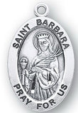 Sterling Silver Patron Saint Medals - Female Saints - Catholic Shoppe USA - 9