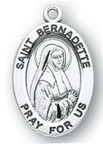 Sterling Silver Patron Saint Medals - Female Saints - Catholic Shoppe USA - 10