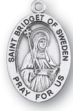 Sterling Silver Patron Saint Medals - Female Saints - Catholic Shoppe USA - 11
