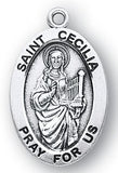 Sterling Silver Patron Saint Medals - Female Saints - Catholic Shoppe USA - 15