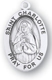Sterling Silver Patron Saint Medals - Female Saints - Catholic Shoppe USA - 16