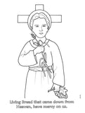 Eucharistic Adoration Coloring Book