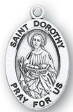 Sterling Silver Patron Saint Medals - Female Saints - Catholic Shoppe USA - 19