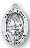 Sterling Silver Patron Saint Medals - Female Saints - Catholic Shoppe USA - 23