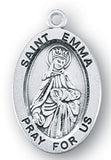 Sterling Silver Patron Saint Medals - Female Saints - Catholic Shoppe USA - 24