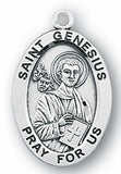 Sterling Silver Patron Saint Medals - Male Saints - Catholic Shoppe USA - 12