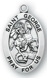 Sterling Silver Patron Saint Medals - Male Saints - Catholic Shoppe USA - 13
