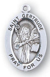 Sterling Silver Patron Saint Medals - Female Saints - Catholic Shoppe USA - 26