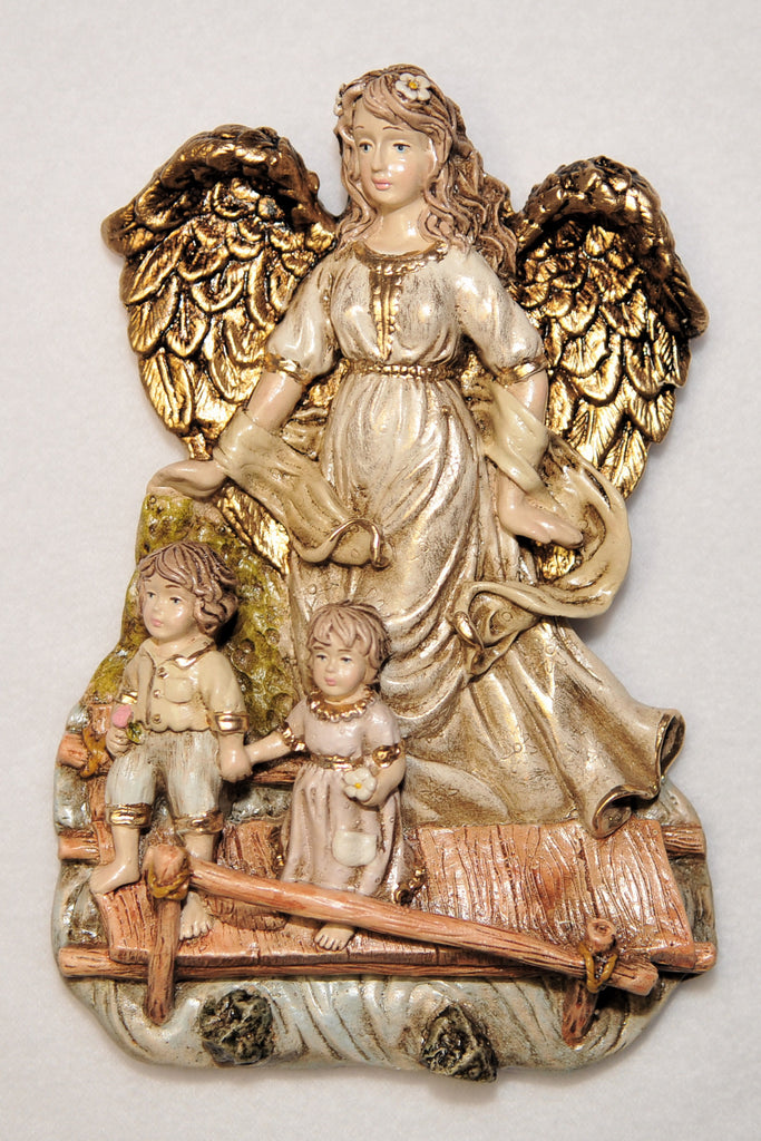 Guardian Angel Plaque - Catholic Shoppe USA