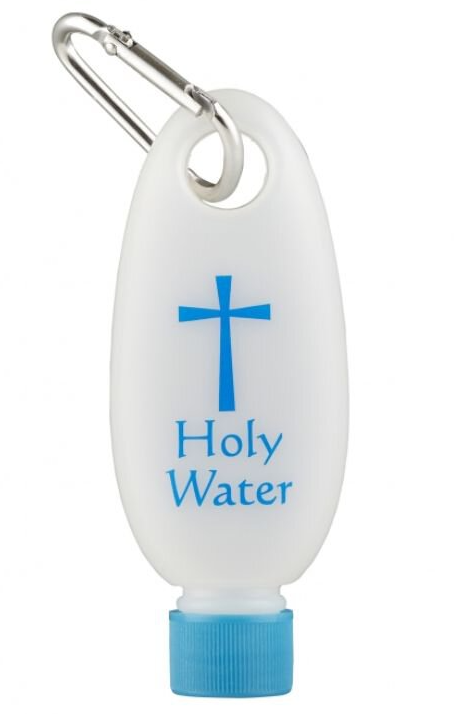 Holy Water Bottle with Carabiner Clip – Catholic Shoppe USA