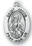 Sterling Silver Patron Saint Medals - Male Saints - Catholic Shoppe USA - 16