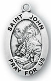 Sterling Silver Patron Saint Medals - Male Saints - Catholic Shoppe USA - 19