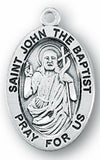 Sterling Silver Patron Saint Medals - Male Saints - Catholic Shoppe USA - 18