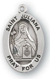 Sterling Silver Patron Saint Medals - Female Saints - Catholic Shoppe USA - 33