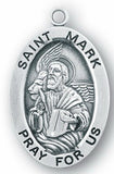 Sterling Silver Patron Saint Medals - Male Saints - Catholic Shoppe USA - 24