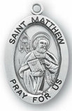 Sterling Silver Patron Saint Medals - Male Saints - Catholic Shoppe USA - 25