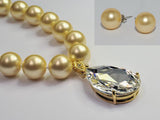 Cultured Pearl Necklace and Earrings