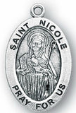 Sterling Silver Patron Saint Medals - Female Saints - Catholic Shoppe USA - 40