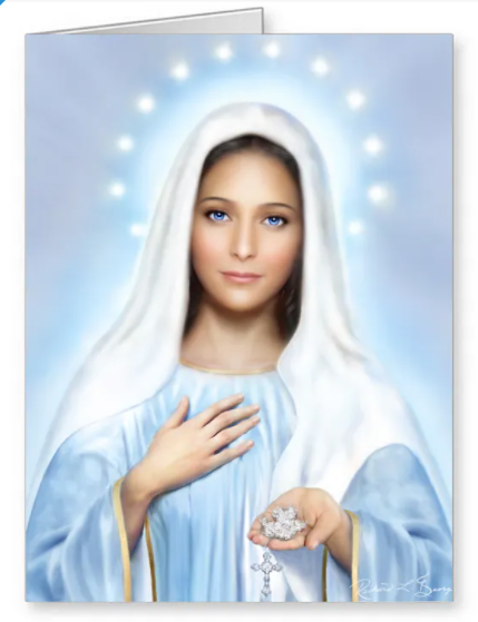 Our Lady of Medjugorje Note Cards