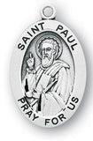 Sterling Silver Patron Saint Medals - Male Saints - Catholic Shoppe USA - 29