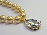 Cultured Pearl Necklace and Earrings