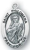 Sterling Silver Patron Saint Medals - Female Saints - Catholic Shoppe USA - 44